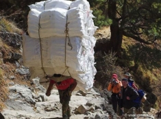 Непал. Шерпы жители Гималайский высокогорий, удивительный народ