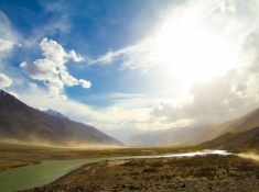 Таджикистан. Долина реки Пяндж.