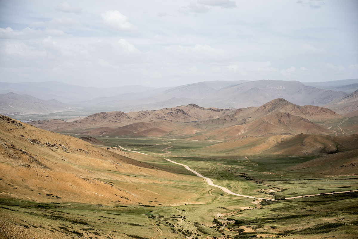 Экспедиция в Монголию, пересекая хребет Тарбагатай